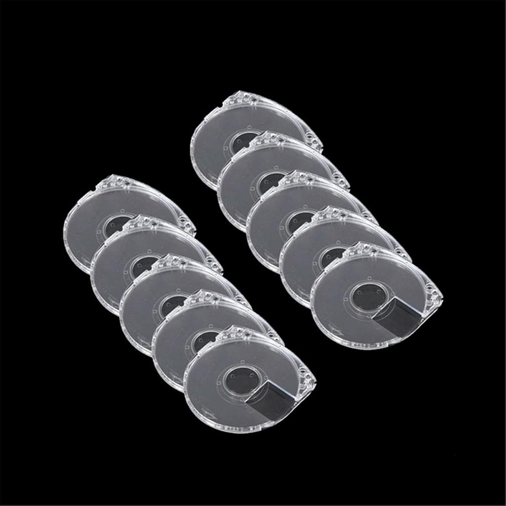 5 Pcs Dvd Cd Case 7Mm Double Clear Umd Replacement Shell, Apply For Most Game Dvd Cd