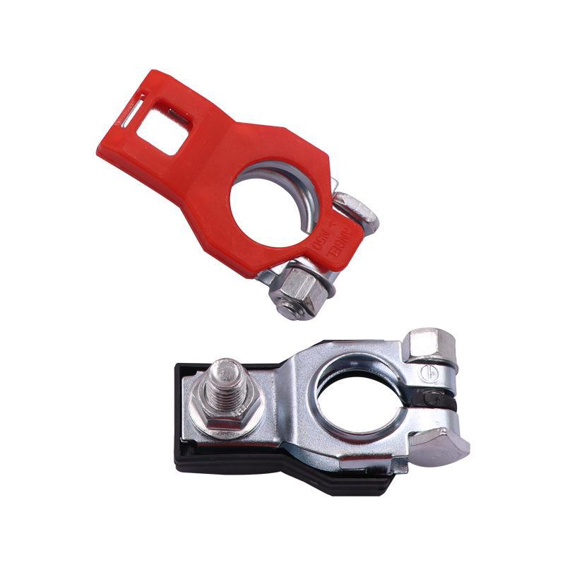 

Зажим для клемм аккумулятора из чистой меди для автомобильного аккумулятора - утолщенный зажимной соединитель