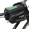 7 Inch Phone Bike Front Frame Bag Touch Screen Waterproof Hard Shell Bicycle Top Tube Storage Bags Organizer Cycling Accessories