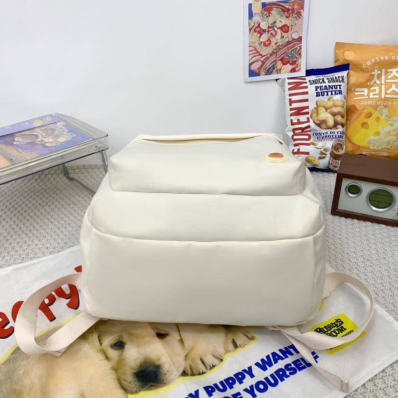 Легкий однотонный школьный рюкзак — фото 18