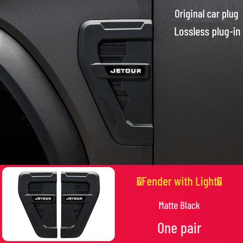 Jetour Traveler ShanHai T2 Fender LED Turn Signal Side Light Modification Kit