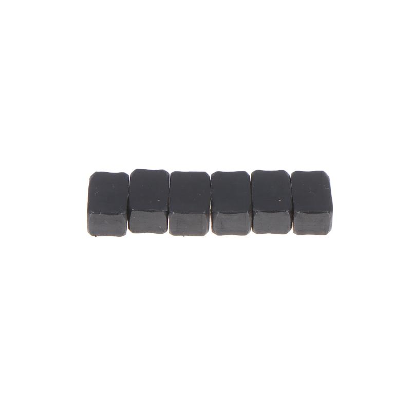 6Pcs Guitar Tremolo Bridge Saddle Clamp Pressure Lock String Insert Metal Block Tremolo Locking Parts For Electric Guitar