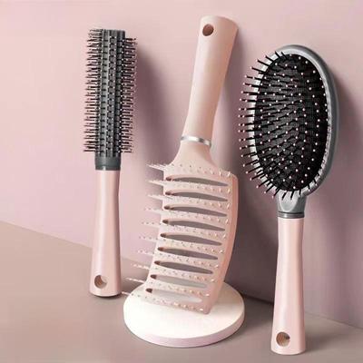 Women's Portable Cushion Massage Comb for Long and Curly Hair