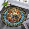 Cat Nature Symbols Round Area Rug Under Office Chairs Bedroom Living Room Home Decor