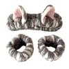 1 Set Absorbent Wristband Hair Styling Elastic Headband Plush Face Wash Cute Makeup Toiletries Multiple Colors