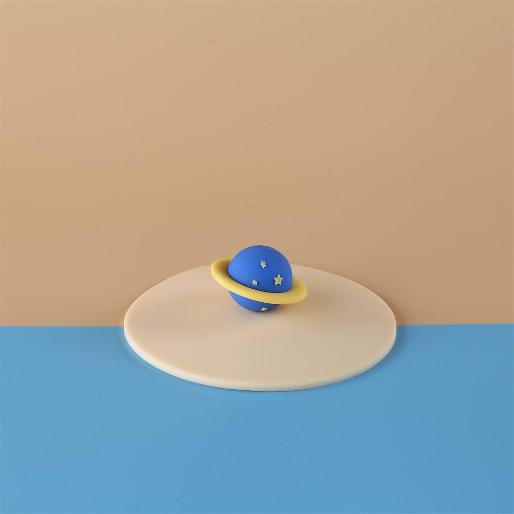 Universal Sandblasted Thickened Silicone Cup Lid - Dust-proof Design - Cute Star-shaped Food-grade Cup Lid