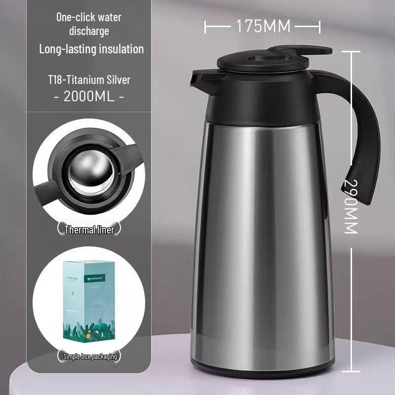 

Stainless Steel 316 Vacuum Insulated Water Bottle - T18 Thermos Flask