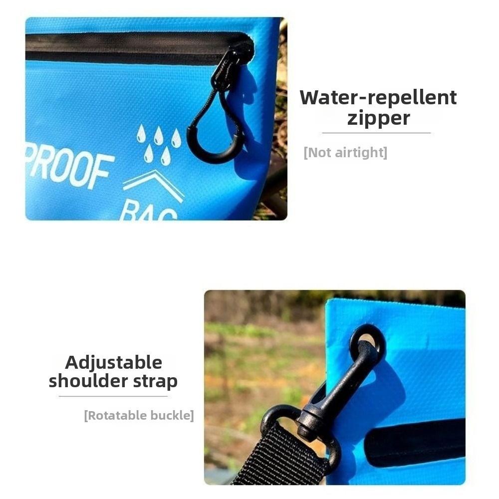 Splash Water Resistant Waterproof storage bag Zipper Closure Waterproof shoulder bag  Kayaking