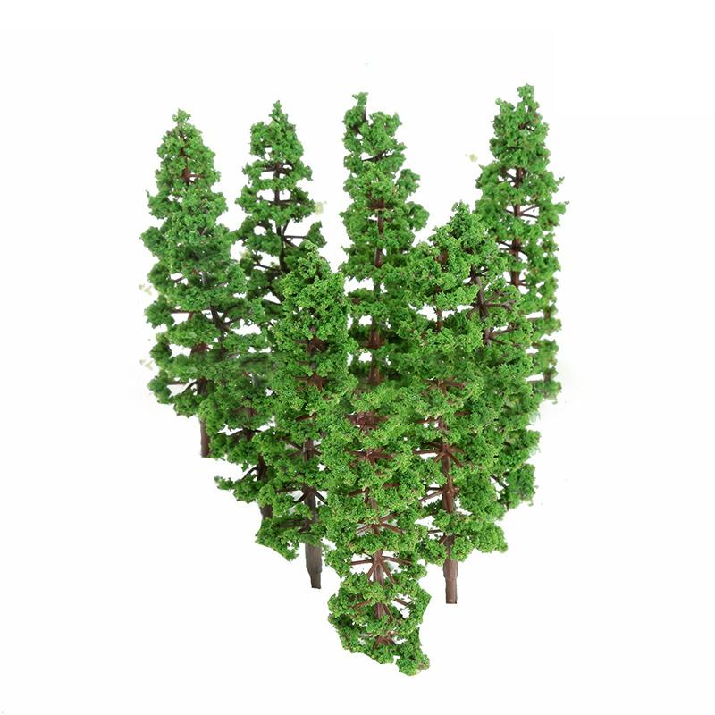Diorama Model Trees Landscape Miniature Plastic Decoration Supplies 9CM
