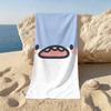 Cartoon B-Bigface Cute Shark Towel Towels For Beaches Yoga Studios Gyms Hot Springs Swimming Pools And Picnics