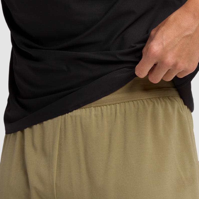 Hoka One One Running Multi-Pocket Knitted Breathable Sports Shorts Men shorts 1176972-WDMS