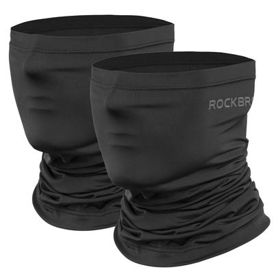 ROCKBROS Face UV Summer Neck Sun UPF Neck Warmer for One Black Cover, Protection, Cooling, Cover, Breathable, Protection, 50+, Sweat-Wicking,