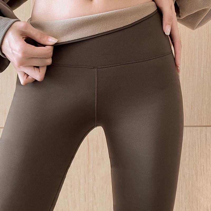 

BIVIGAOS, новые осенние тонкие леггинсы из кроличьего флиса с акулой, женские леггинсы с высокой талией, эластичные, тонкие, спортивные, зимние, для фитнеса, теплые леггинсы