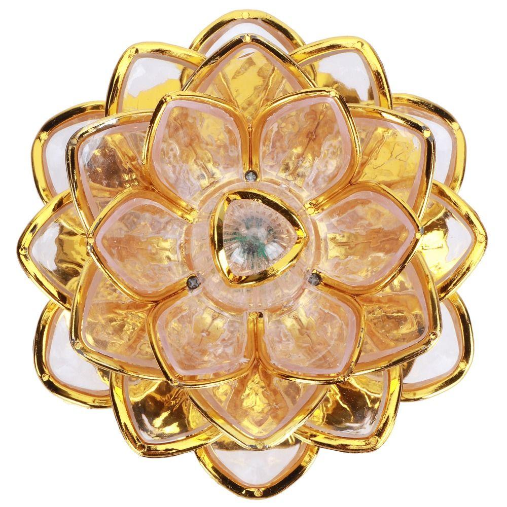 220V Buddhist Lamp LED Night Light Buddha Music Machine Lotus Flower Lamp  Temple