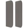 Exclusive House - Headboard with Ears Grey 163x16x78/88 Cm Faux Leather