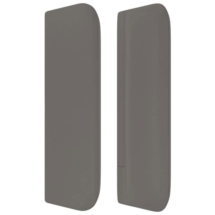 Exclusive House - Headboard with Ears Grey 163x16x78/88 Cm Faux Leather