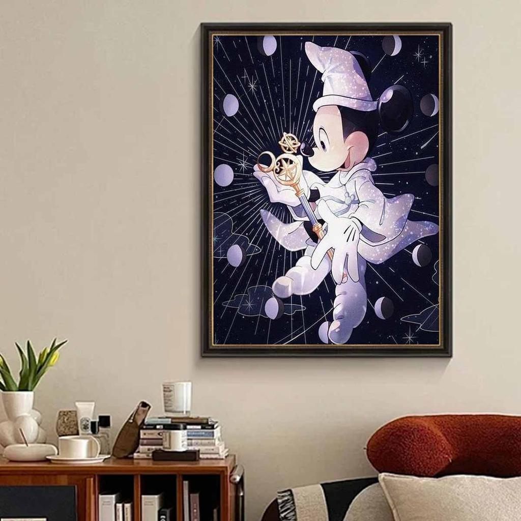 5D Diy Diamond Painting Mickey and The Magic Wand Full Drill Rhinestones Mosaic Embroidery Handmade Products Home Decor Gift