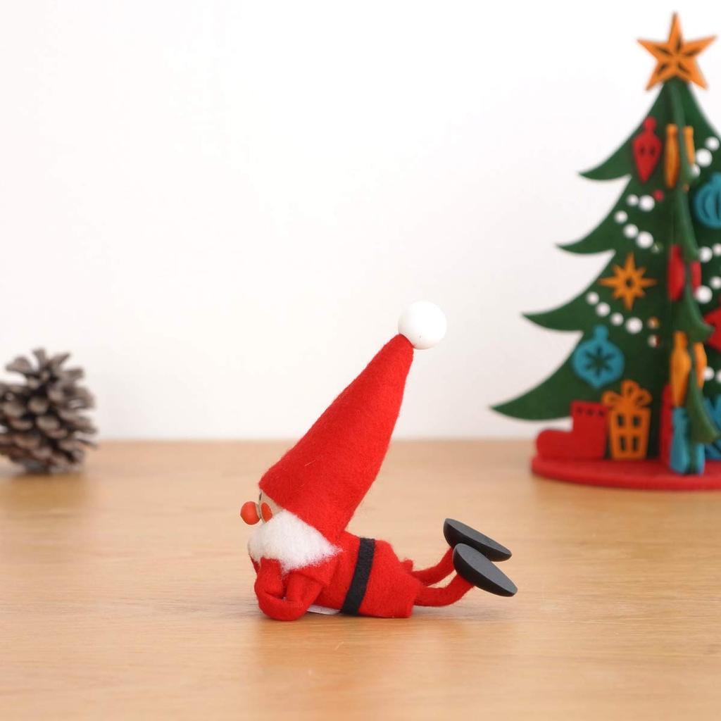 NORDIKA nisse Christmas Wooden Doll Santa (Reclining (Red))