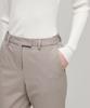 MUSINSA STANDARD WOMAN Women'S Heavyweight Fleece-Lined Slim Straight Hidden Elastic Waist Slacks [Light Beige]