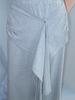 Etmont 2-Way Tie Long Skirt, Melange Gray