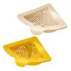 2 Peças Peneira Magnética Triangular para Ralo de Pia, Filtro de Resíduos de Alimentos para Cozinha com Fundo de Rosca, Suporte de Esponja à Prova de Ferrugem, Organizador de Canto de Pia, Casa