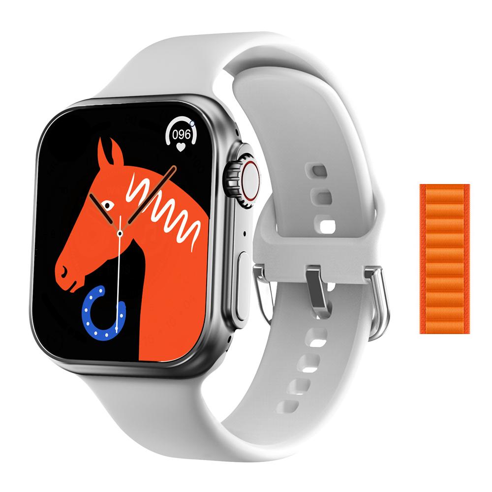 Ws8plus Iwo Watch Ultra Series 8 Men Sports Ws8 Plus Smartwatch Nfc Wireless Charger Sports Blue Tooth Call 2.0" For Ios Android