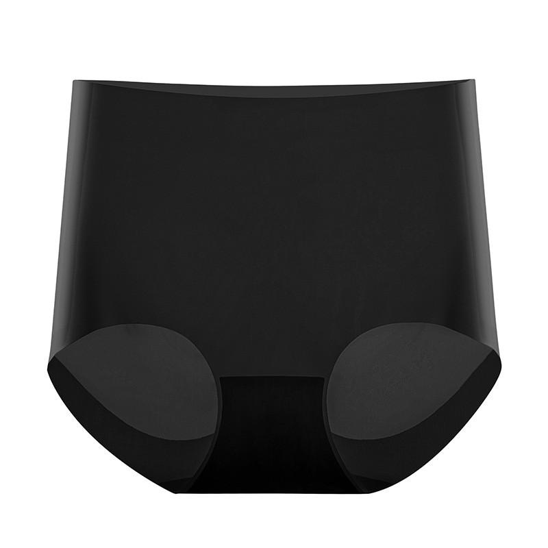 

High Waist Invisible Shaping Shorts For Women Made Of Breathable Ice Silk Fabric L чорний