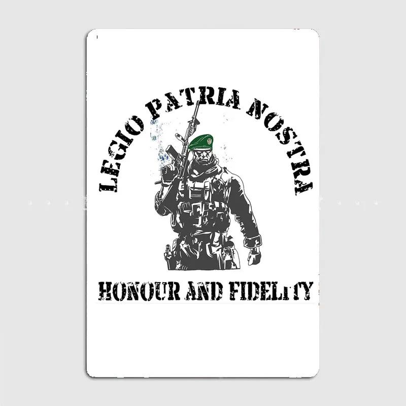 Légion Étrangère 2 REP French Foreign Legion Special Forces Metal Plaque Poster Club Home Bar Cave Tin Sign Room Wall Decor