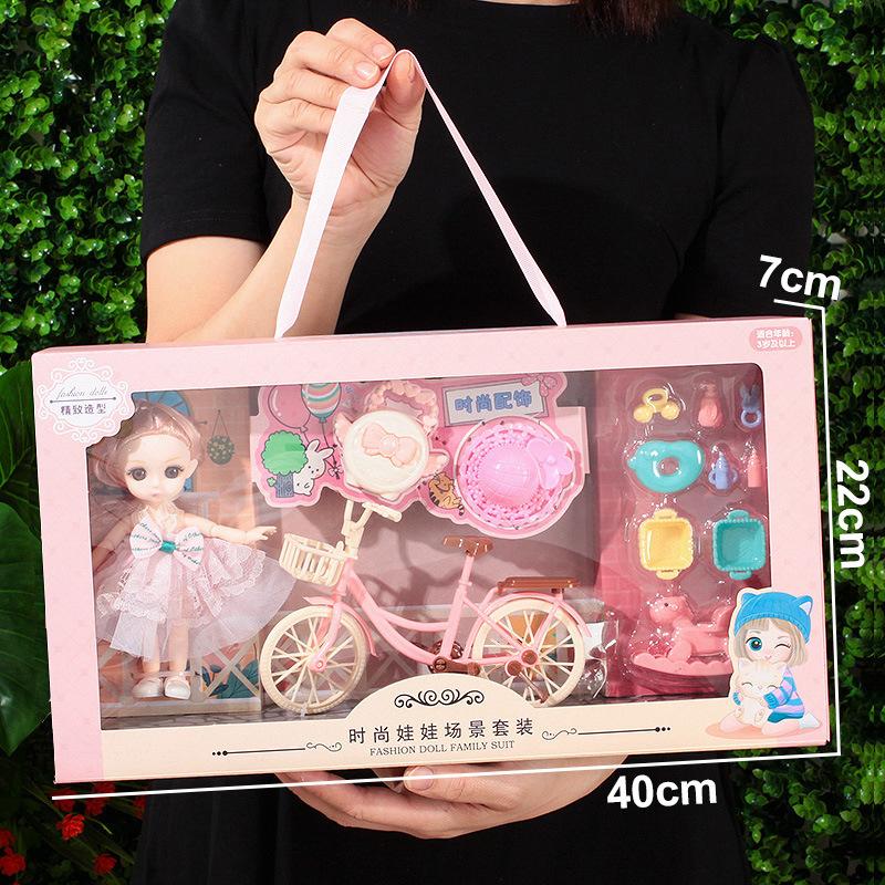 Boxed Girls Doll Gift Box Set Girls Toy Dress Up Princess Doll Doll