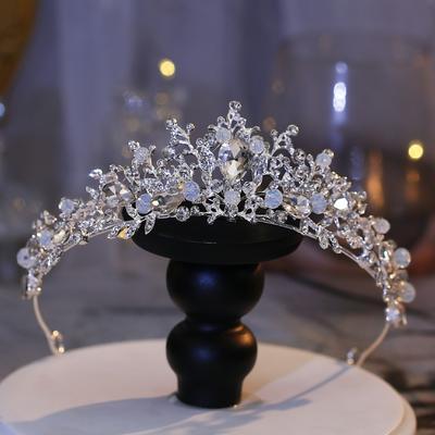 Crown Tiara Bridal Diamond Hair Accessories Princess Birthday Party Crown Headband Wedding Dress Accessories