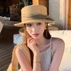 Taizhou Wenling hat women's summer French Hepburn style elegant straw straw hat seaside beach sunshade sunscreen hat