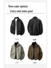 Men's Gray PU Leather Stand Collar Retro Workwear Jacket for Spring/Autumn