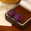 European & American Zirconia Statement Earrings - Light Luxury, High-End Simplicity for Women