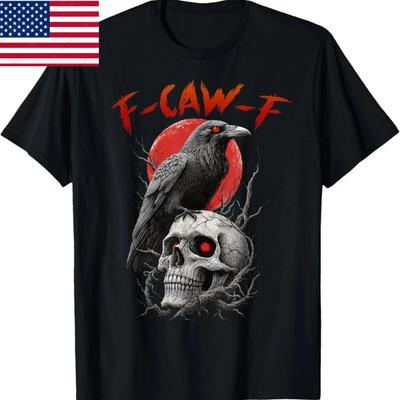 HOT SALE F-Caw-F Black Crow Funny Bird Halloween Unisex T-Shirt