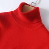Women's 2026 Cashmere Knit High Neck Sweater - Autumn/Winter Short Top