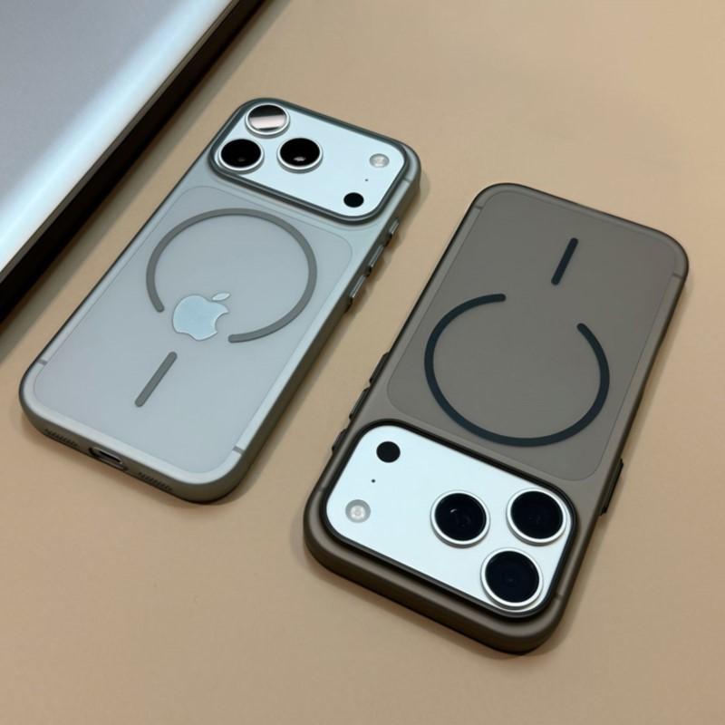 Ultra Thin Matte Translucent For Magsafe Wireless Charge Case for iPhone 17 Air 16 15 14 13 12 Pro Max Hard PC Magnetic Cover