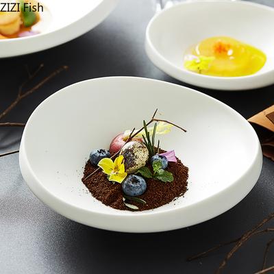 BRCeramic Round Salad Plate Fruit Bowl Themed Restaurant Dinner Plates Tableware Set Dinnerware Set Bowl Plate Soup Bowl SetEY