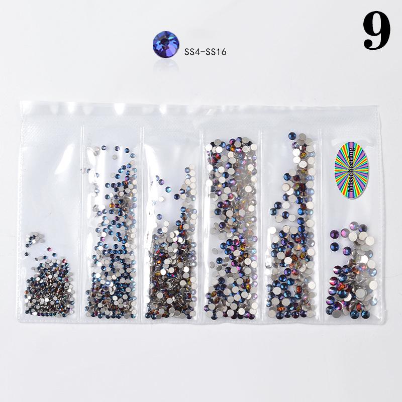 6 Grid Dental Rhinestones Tooth Rhinestones Teeth Jewelry Teeth Whitening Teeth Decoration Dental Crystal