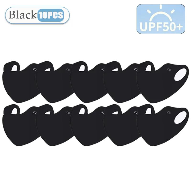 1-10PCS Ice Silk UV Face Mask Women Cooling Sun Balaclava Breathable Dustproof 3D Face Cover for Outdoor Running Cycling Summer