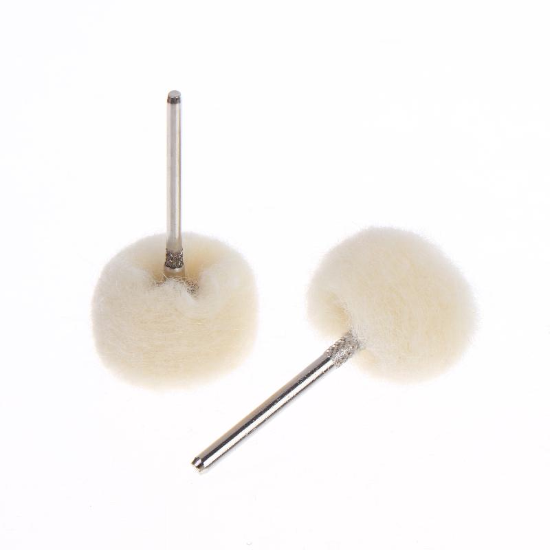 10Pcs Mini Grinding Sanding Head Abrasive Disc Felt 2.35/3Mm Shank Buffing Wheels Metal Polish Brush Drill Rotary Tool