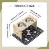 Elevated Cat Bowls Feeding Puppy Dishes Portable Pet Food Feeder Raised Station