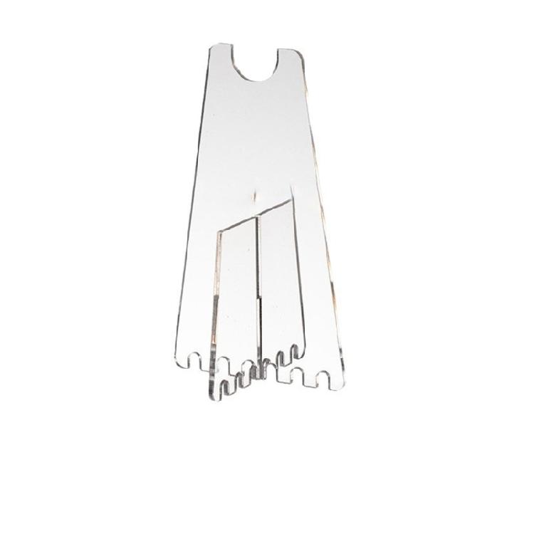 Clear Acrylic Bike Parking Rack Portable Floor Stand Light Weight Bike Support Stand for Adjusting Cleaning Repairing