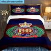 Royal Engineers Crest Emblem 3PCS Bedding set,Ideal for 1pc Duvet Cover And 2pcs Pillowcases Perfect for Fan gift,Ideal for Bedroom, Dormitory