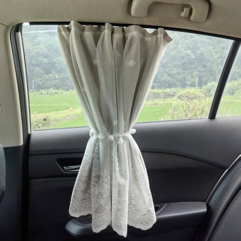 

Car Window Blackout Sliding Sunshade: UV Protection & Heat Insulation for Baby Safety Single Blackout Curtain + Accessories
