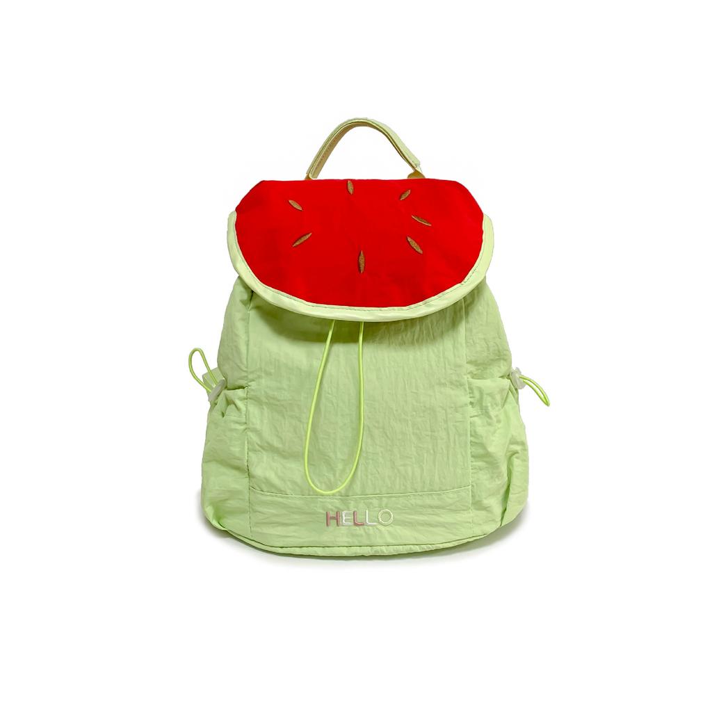 Schoolbag Dopamine Summer Backpack Watermelon Bag Women's 1011 New Student Party Canvas Bag Multi-Pocket Small Backpack