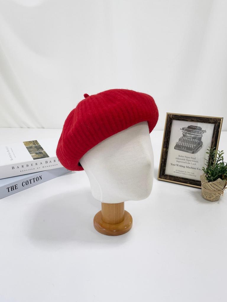 Women's and Men's Daily Knit Top Beret Hat