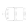 Durable Plastic Hanger Nonslip Grooves Foldable Design For Tight Storage Area HX6C