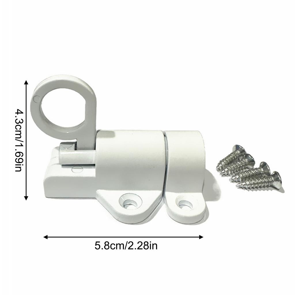 Universal Bolt Aluminum Alloy Automatic Spring Solid Deadbolt Steel Window Latch Lock For Door Security Hardware Accessories