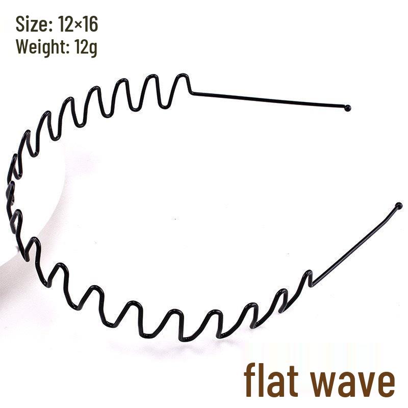 Men's and Women's Versatile Steel Wire Headband: Trendy, Invisible, and Perfect for Sports, Slicked Back Hair, or Organizing Stray Hair.