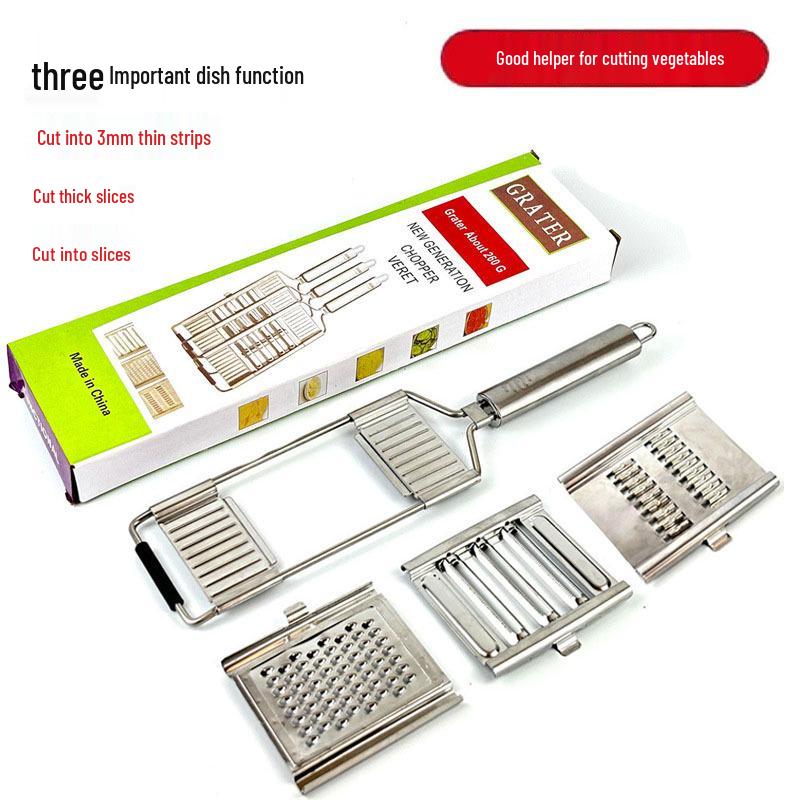 

Ручная овощерезка и терка из нержавеющей стали - Многофункциональная шинковка